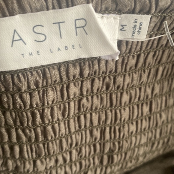 (AA4)NEW Terra Bella Square Neck Tie Strap Crop Top ONLY in Mushroom, Sz M, NWOT - Picture 10 of 11